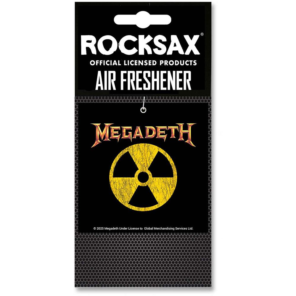 Rocksax Megadeth - Logo Air freshener - Black